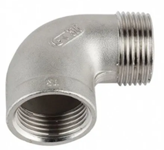 90º degree Threaded M/F Elbow SS316
