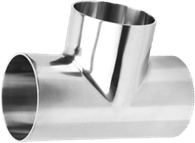 TEE WELD END OUTSIDE & INSIDE BOTH MIRROR POLISED SS316L