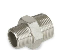 THREADED REDUCED HEX NIPPLE SS 316
